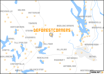 map of Deforest Corners