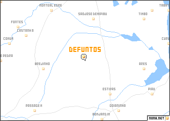 map of Defuntos