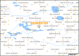 map of De Gaasten