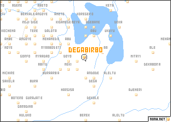 map of Dega Bīrbo