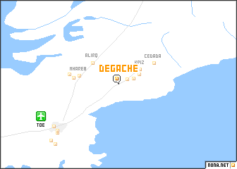 map of Degache