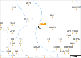 map of Degaga