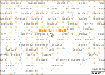 map of Degalatiriya