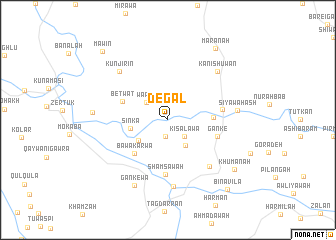 map of Degal