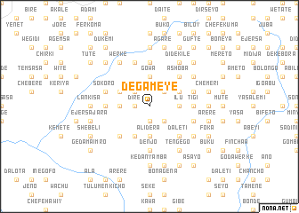 map of Dega Meyē