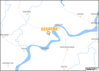 map of Deganba