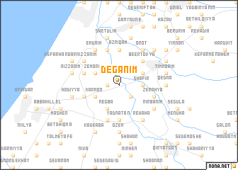 map of Deganim