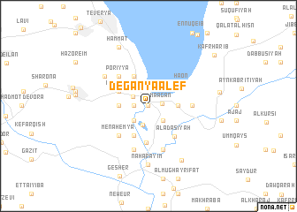 map of Deganya Alef