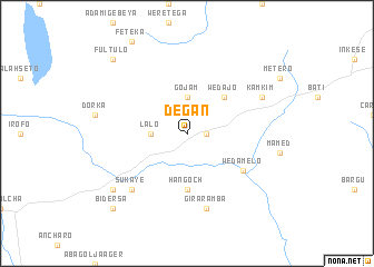 map of Degan