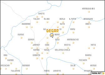 map of Degar