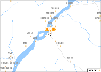 map of Degba