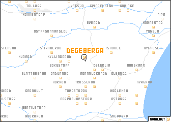 map of Degeberga