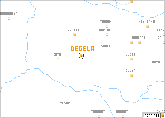 map of Degela