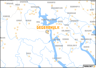 map of Degema Hulk