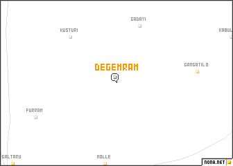 map of Degemram