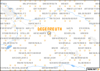 map of Degenreuth