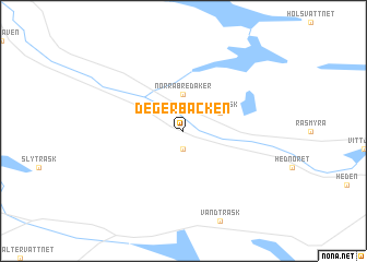 map of Degerbäcken