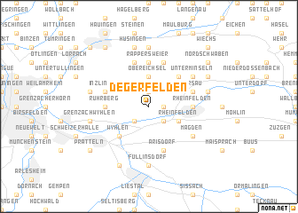 map of Degerfelden