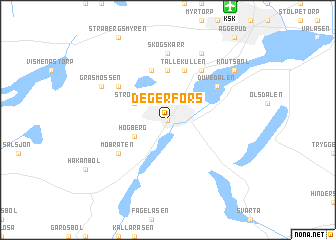 map of Degerfors