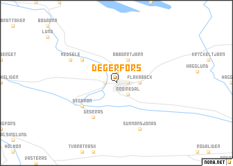 map of Degerfors