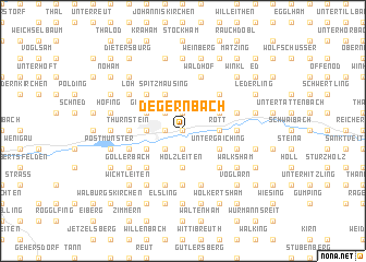 map of Degernbach