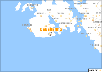 map of Degersand