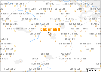 map of Degersen