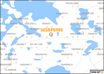 map of Degersnäs