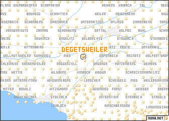 map of Degetsweiler