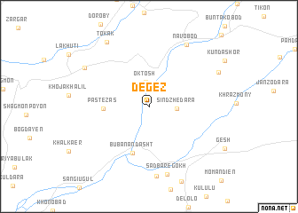 map of Degez
