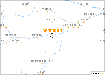 map of Deggiano