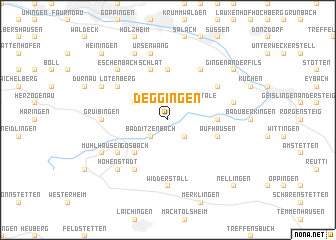 map of Deggingen