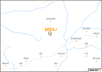 map of Degili