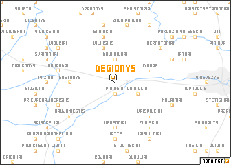 map of Degionys