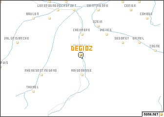 map of Degioz