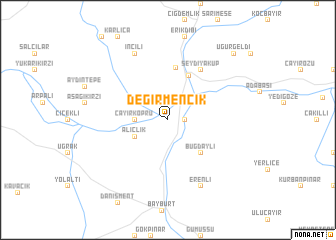 map of Değirmencik