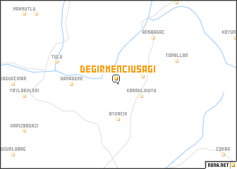 map of Değirmenciuşağı