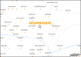 map of Değirmendere