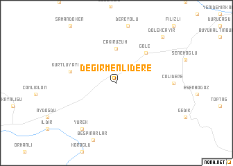 map of Değirmenlidere