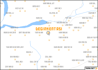 map of Değirmentaşı