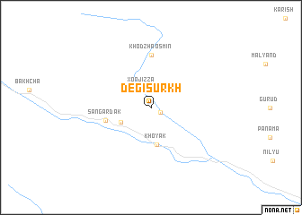 map of Degi-Surkh