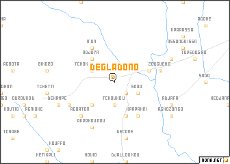 map of Degladono