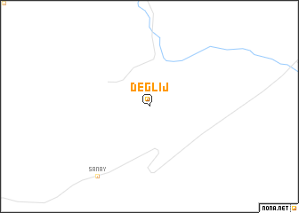 map of Ḏēglīj