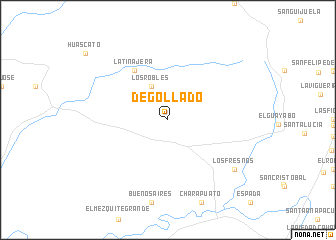 map of Degollado