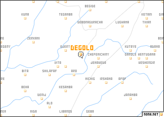 map of Degolo