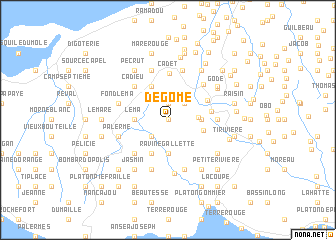 map of Degome