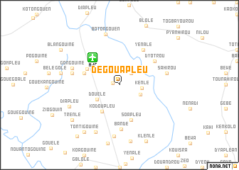 map of Dégouapleu