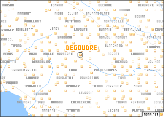 map of Degoudre