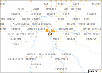 map of Dego