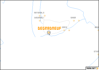 map of Dégrad Neuf